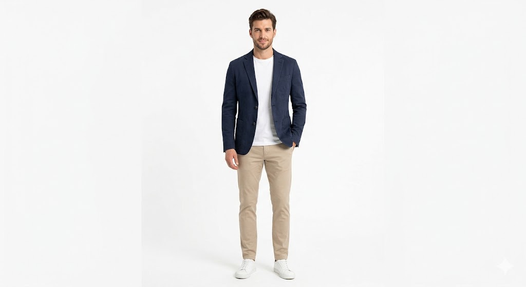 Smart Casual Navy Blazer