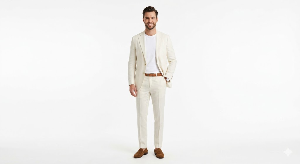 Ivory Summer Suit