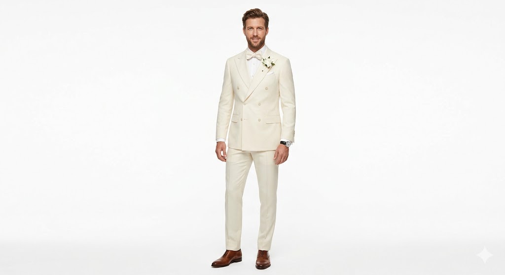 Double-Breasted Wedding Suit