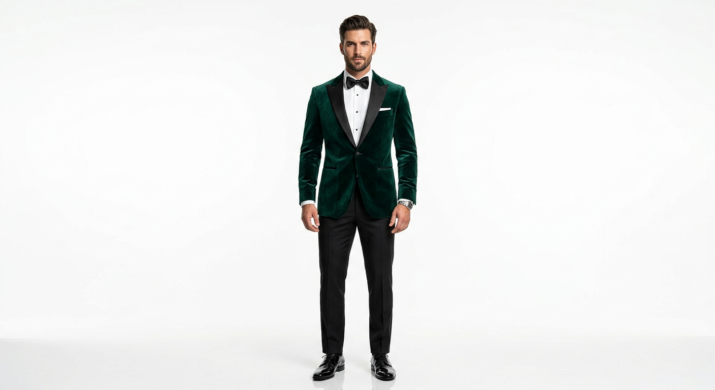 Emerald Green Velvet Tuxedo