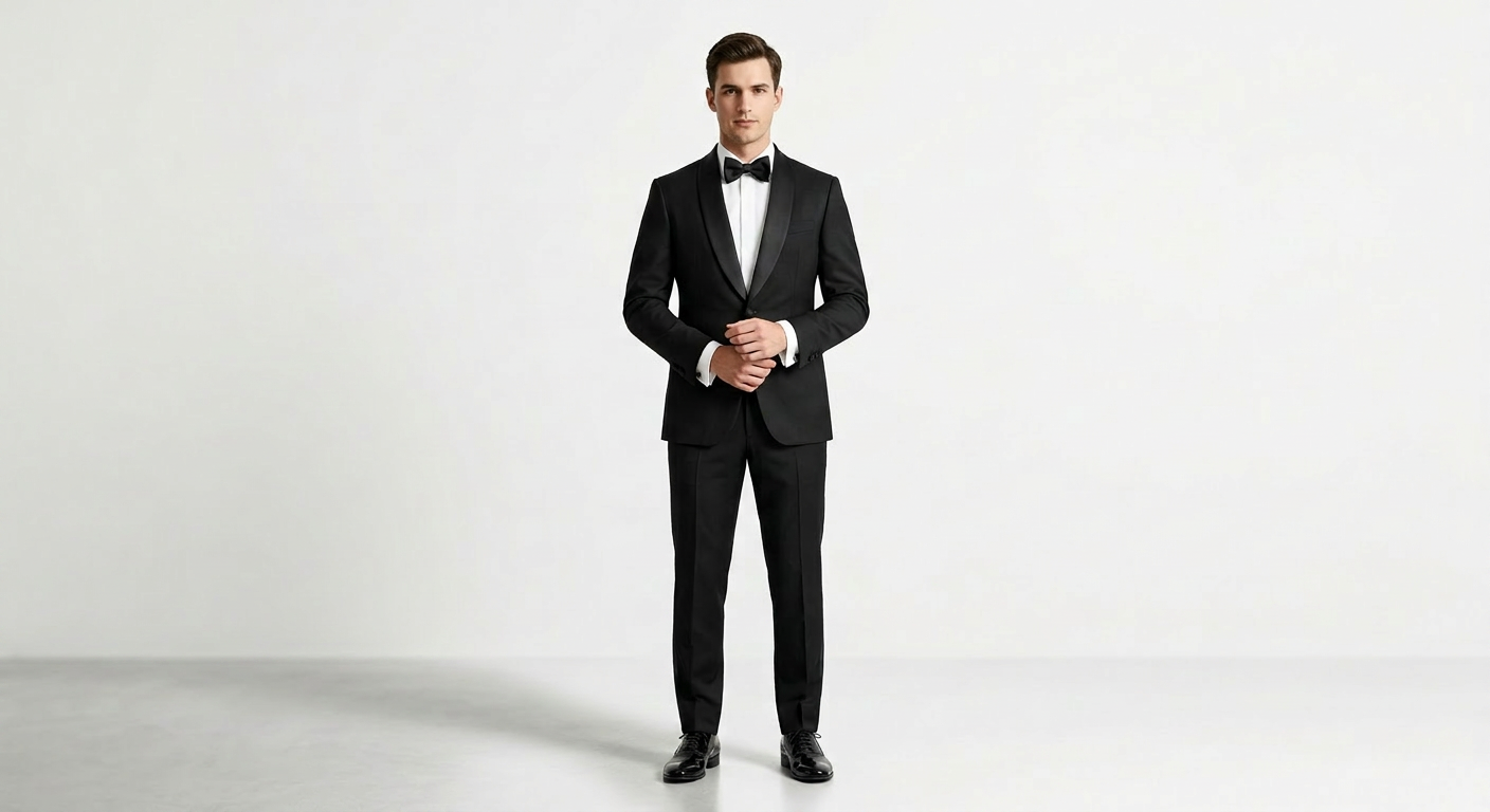 Modern Slim Fit Shawl Collar Tuxedo
