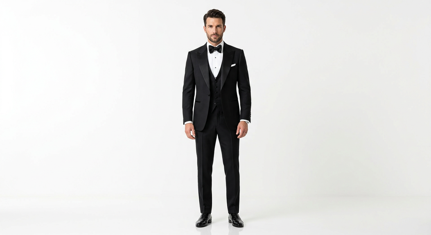 The Ultimate 3-Piece Double-Breasted Tuxedo**